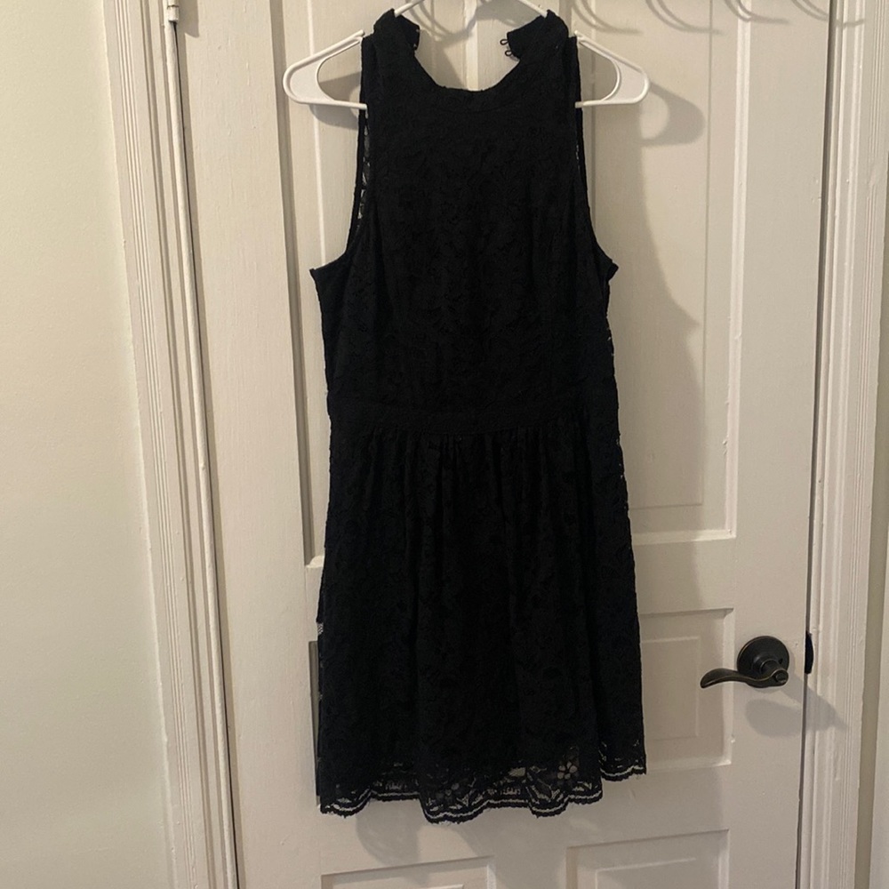 Little black lace dress